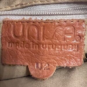 Unisa Tan Leather Men's Bag